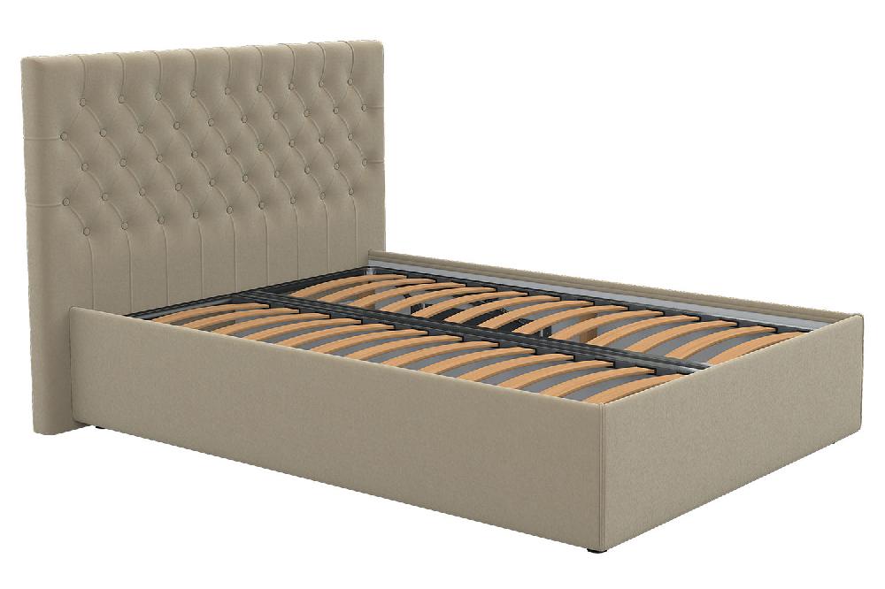 Тахта 1,4 Новинка-2 (с подъёмным мех. и поликами) - CATANIA LATTE