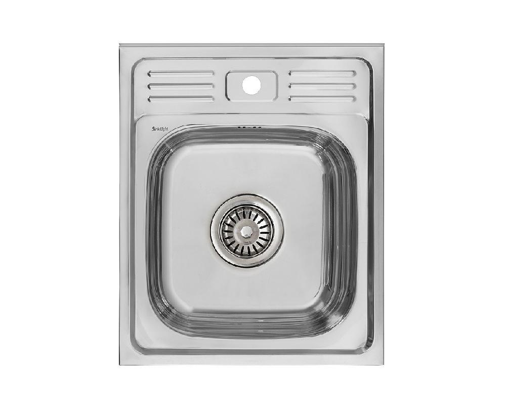 Мойка накладная 506016/0,6 1Ч1К