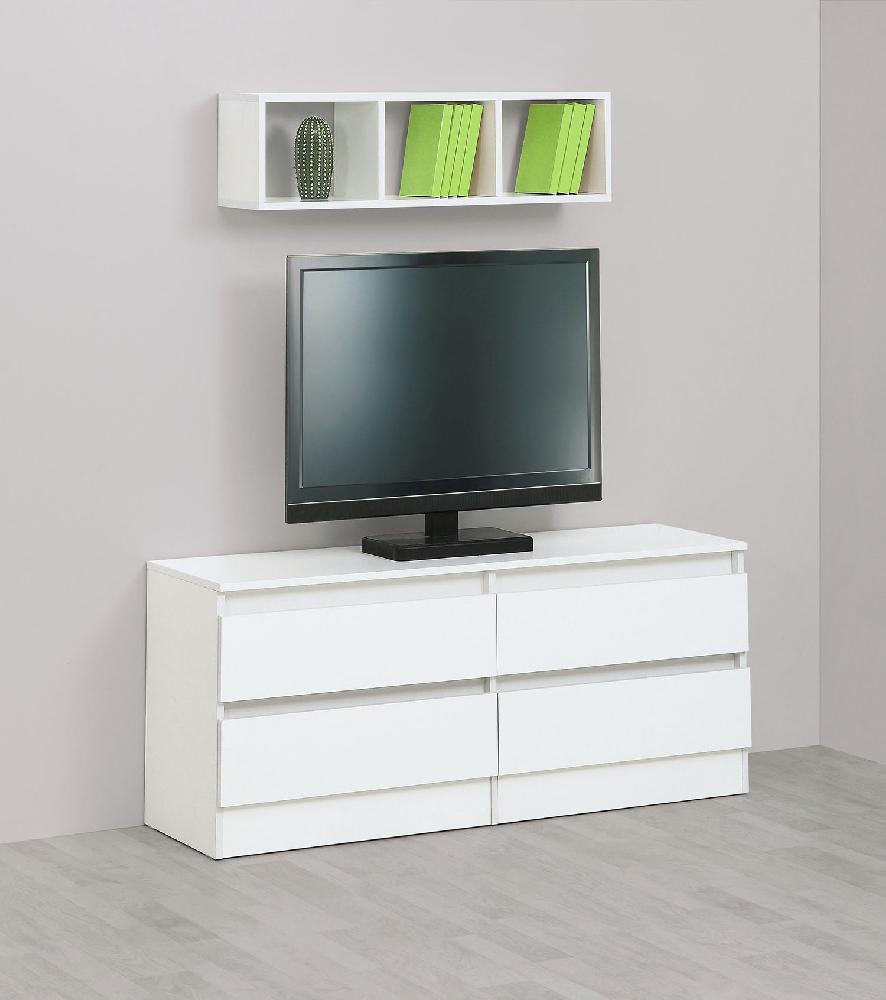 Тумба ТВ - Белый жемчуг 81005М, Белый жемчуг 81005М