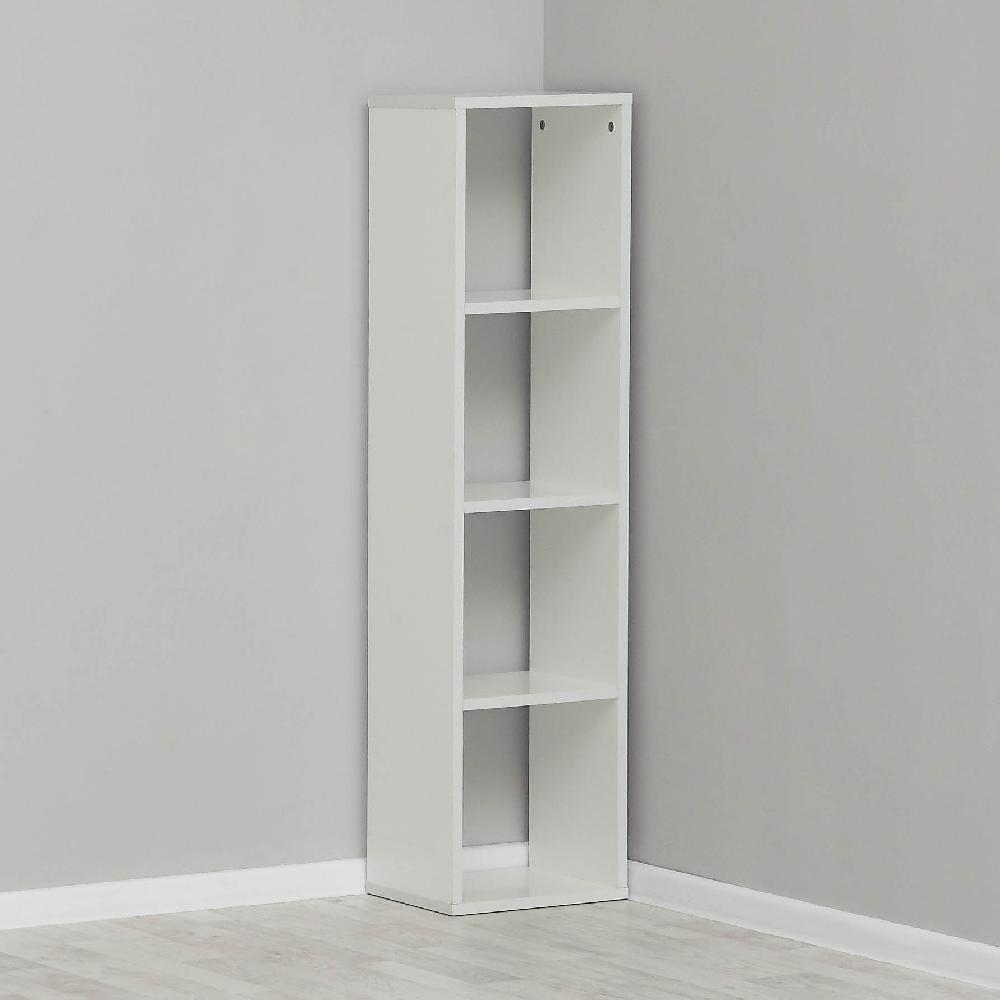 Стеллаж 4 ячейки 298 х 252 х 1182 - Белый жемчуг 81005М