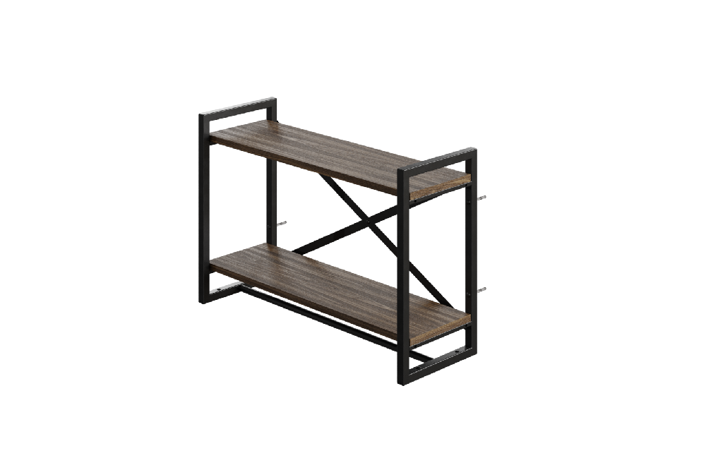 GUTTA Полка навесная 47х69х25 см. - коричневый