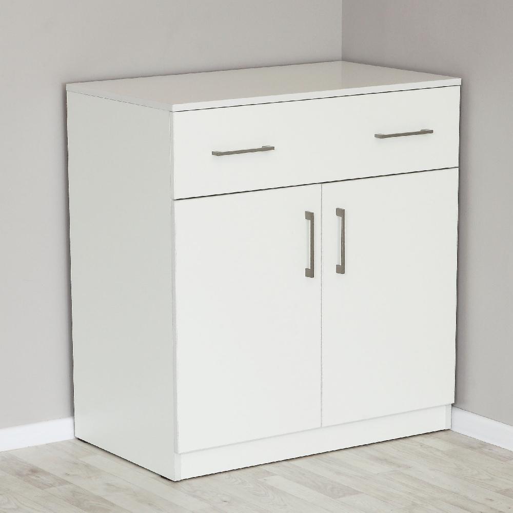 Комод с полкой и ящиком 804х478х862 - Белый жемчуг 81005М