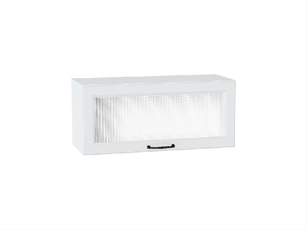 Шкаф верхний горизонтальный остекленный Ницца