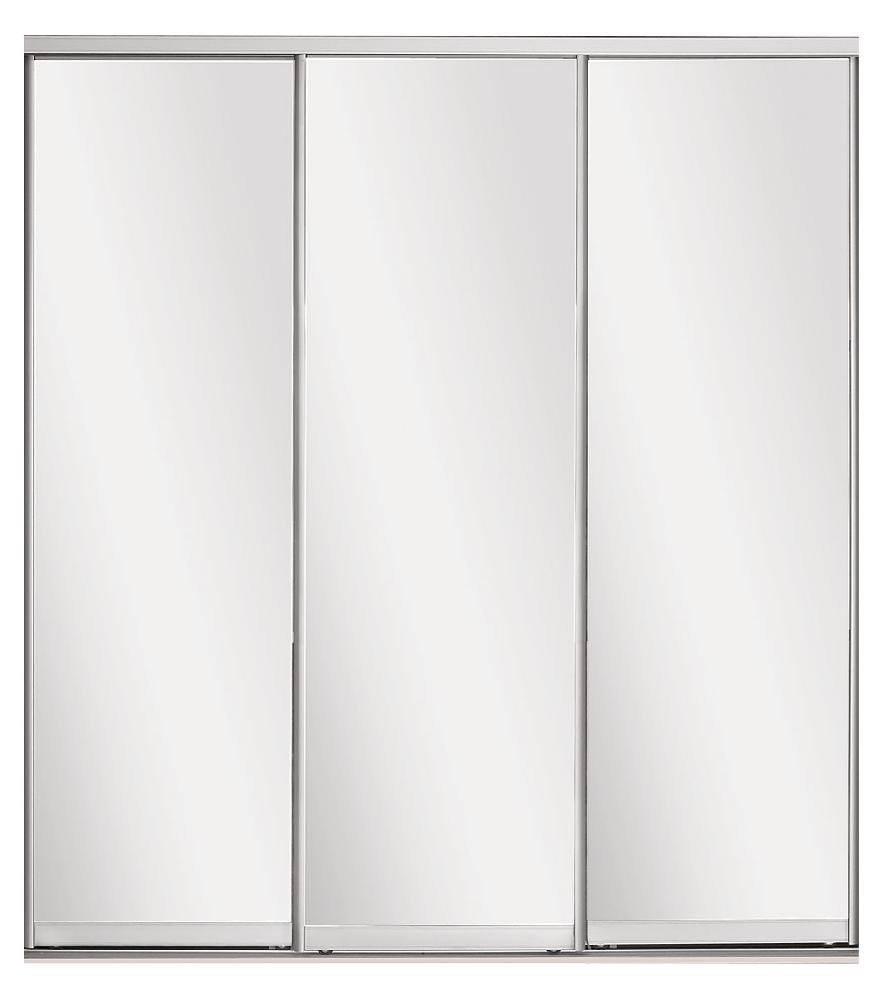 Шкаф-купе 3-дверный 2020 (Вариант 5) - Ясень шимо светлый