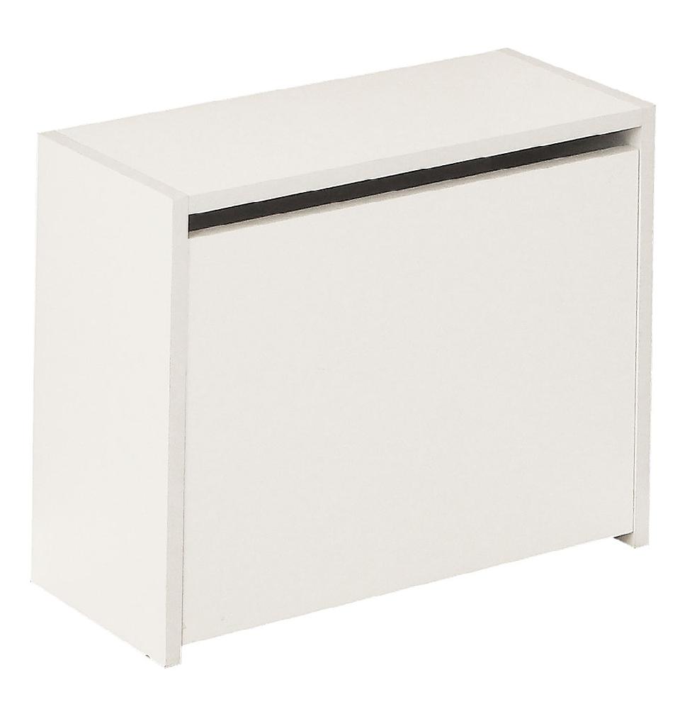 Тумба Обувница №1 - Белый жемчуг 81005М, Белый жемчуг 81005М