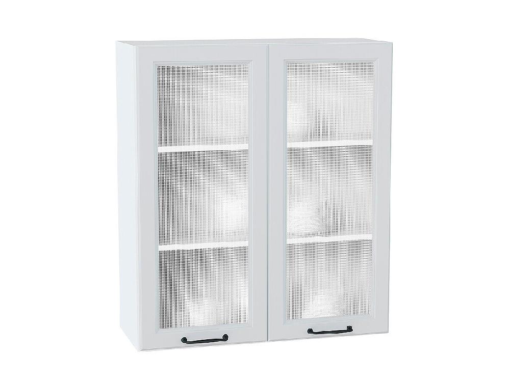 Шкаф верхний с 2-мя остекленными дверцами Ницца