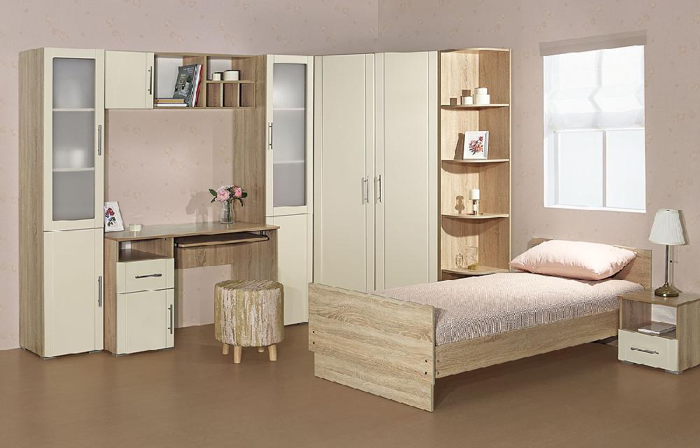 Комплект №31 для детской Блюз - Дуб Сонома, Tiramissu SF03 Комплект №31 для детской Блюз - Дуб Сонома, Tiramissu SF03