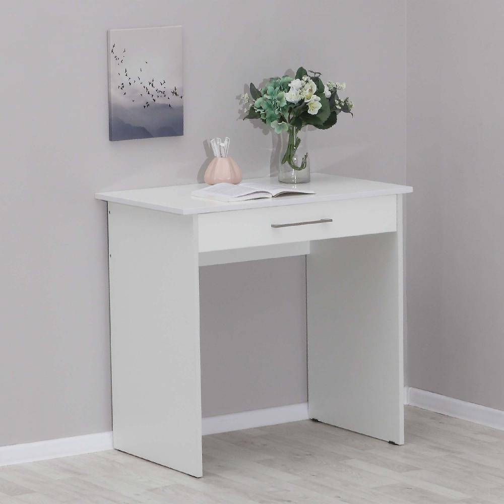 Стол письменный с ящиком - Белый жемчуг 81005М Стол письменный с ящиком - Белый жемчуг 81005М