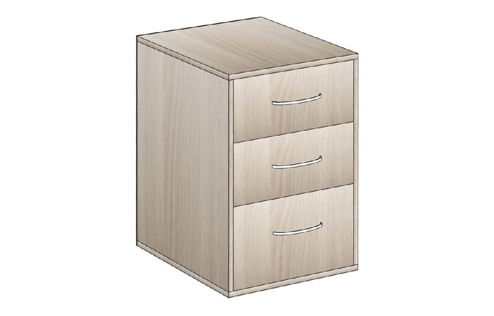 Тумба выкатная 440х530х645 - Венге (КМ.017.08-00-20) Тумба выкатная 440х530х645 - Венге (КМ.017.08-00-20)